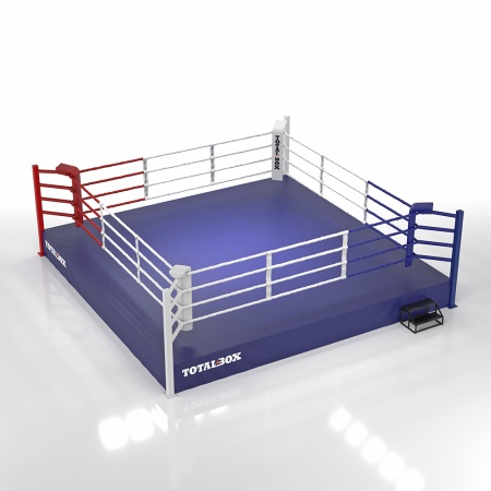 Купить Ринг боксерский Totalbox на помосте 0,5 м, 5х5м, 4х4м в Барабинске 