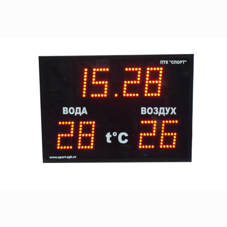 Купить Часы-термометр СТ1.16-2t для бассейна в Барабинске 